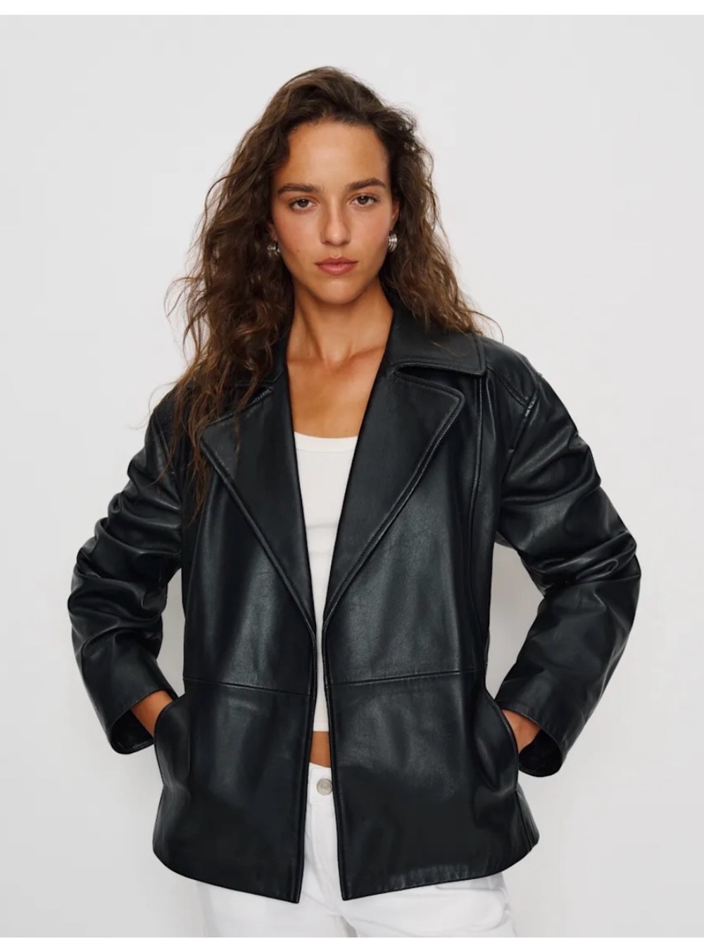 Black Leather Women’s Jacket
